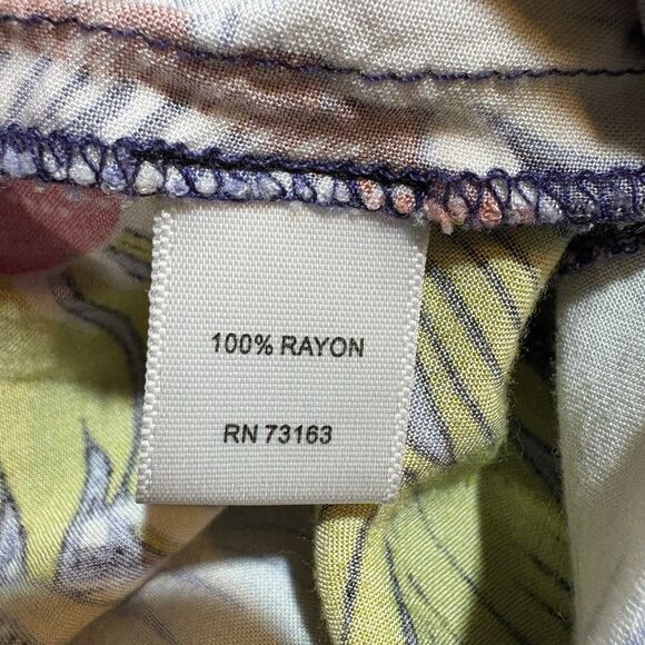 Melissa Paige Pants Womens XL Floral Wide Leg Boho Resort Stretch Comfort - Picture 10 of 15